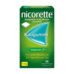 NICORETTE 4 mg freshmint kauwgom, 30 stuks
