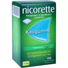 NICORETTE 4 mg freshmint kauwgom, 105 stuks