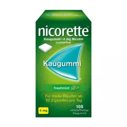 NICORETTE 4 mg freshmint kauwgom, 105 stuks