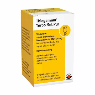 THIOGAMMA Turbo Set Pur injectieflacons, 50 ml
