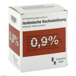 KOCHSALZLÖSUNG 0,9% plastic amp.Fresenius, 20X20 ml