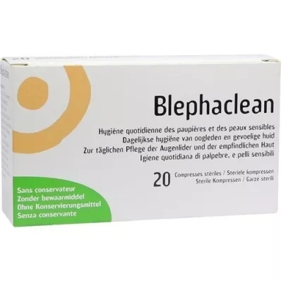 BLEPHACLEAN Steriele kompressen, 20 stuks