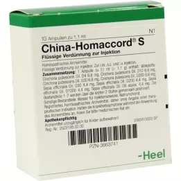 CHINA HOMACCORD S Ampullen, 10 stuks