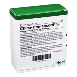 CHINA HOMACCORD S Ampullen, 10 stuks