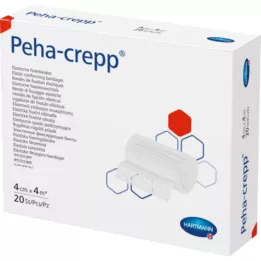 PEHA CREPP Fixatieverband 4 cmx4 m, 20 stuks