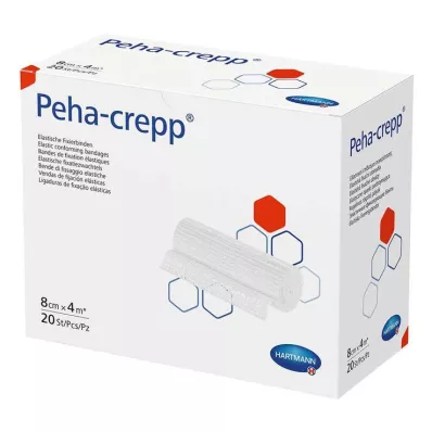 PEHA CREPP Fixatieverband 8 cmx4 m, 20 stuks PEHA CREPP Fixatieverband 8 cmx4 m, 20 stuks