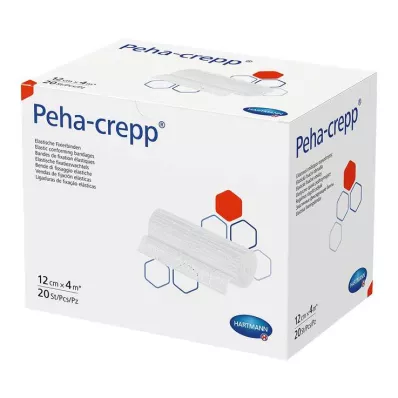 PEHA CREPP Fixatieverband 12 cmx4 m, 20 stuks PEHA CREPP Fixatieverband 12 cmx4 m, 20 stuks