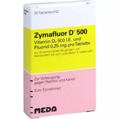 ZYMAFLUOR D 500 tabletten, 30 st