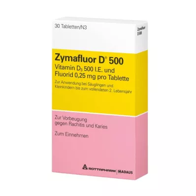 ZYMAFLUOR D 500 tabletten, 30 st