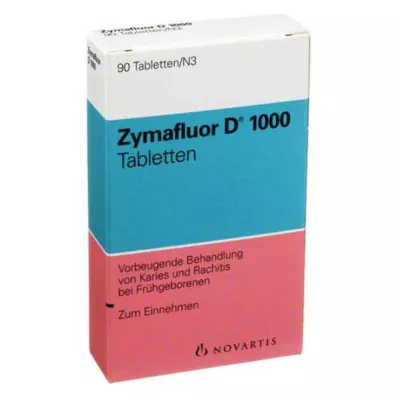 ZYMAFLUOR D 1.000 tabletten, 90 st ZYMAFLUOR D 1.000 tabletten, 90 st