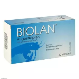 BIOLAN Oogdruppels pipetten voor eenmalig gebruik, 60X0,35 ml