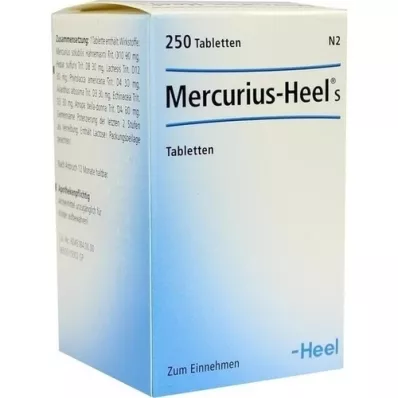 MERCURIUS HEEL S Tabletten, 250 stuks