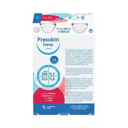 FRESUBIN ENERGY DRINK Aardbei drinkfles 6X4X200 ml