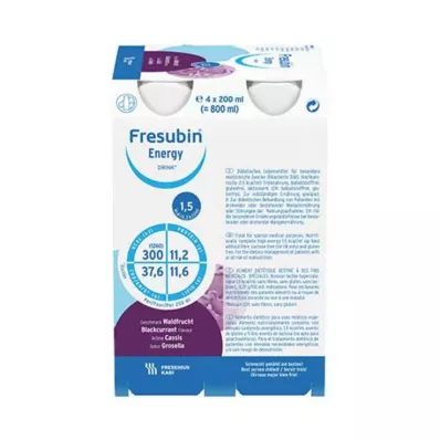 FRESUBIN ENERGY DRINK Bosvruchtendrankfles 6X4X200 ml