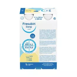FRESUBIN ENERGY DRINK Vanille drinkfles, 4X200 ml