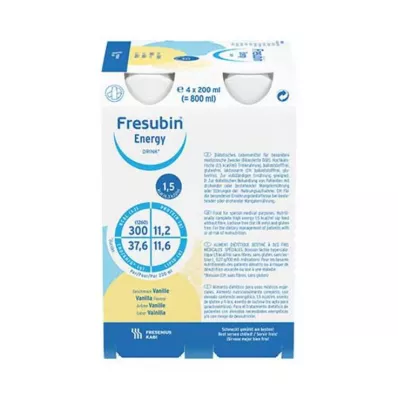 FRESUBIN ENERGY DRINK Vanille drinkfles 6X4X200 ml
