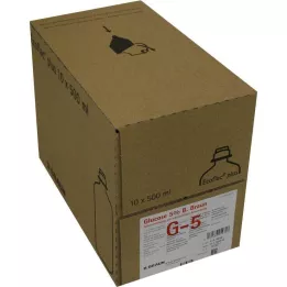 Glucose 5% B.Braun Ecoflac P, 10X500 ml