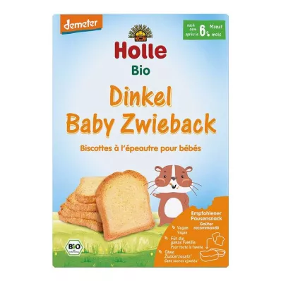 HOLLE Biologische Baby Spelt Beschuit, 200 g