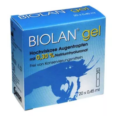 BIOLAN oogdruppels gel, 20X0,45 ml