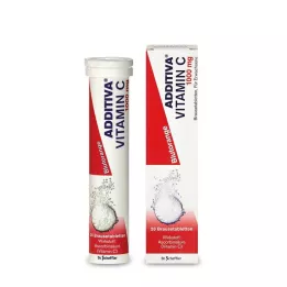 ADDITIVA Vitamine C Bloedsinaasappel bruistabletten, 20 stuks