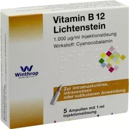VITAMIN B12 1.000 μg Lichtenstein Ampullen, 5X1 ml