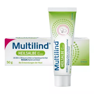 MULTILIND Zalf met nystatine en zinkoxide, 50 g MULTILIND Zalf met nystatine en zinkoxide, 50 g