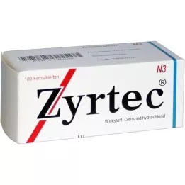 ZYRTEC Filmomhulde tabletten, 100 stuks