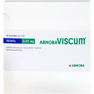 ABNOBAVISCUM Abietis 0,02 mg ampullen, 48 stuks