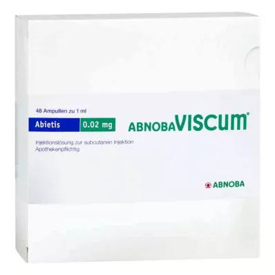 ABNOBAVISCUM Abietis 0,02 mg ampullen, 48 stuks