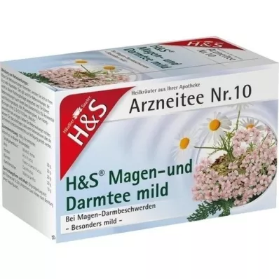 H&amp;S Mild Maag en Darm thee filterzakje, 20X2.0 g