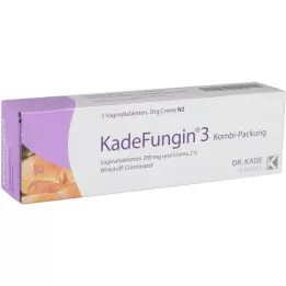 KADEFUNGIN 3 kamip.20 g crème+3 vaginale tabletten, 1 pc