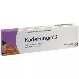 KADEFUNGIN 3 vaginale tabletten, 3 stuks