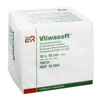 VLIWASOFT Niet-geweven kompressen 10x10 cm niet-steriel 4l., 100 st VLIWASOFT Niet-geweven kompressen 10x10 cm niet-steriel 4l., 100 st