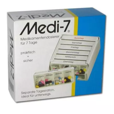 MEDI 7 geneesmiddel dos.f.7 dagen wit, 1 pc MEDI 7 geneesmiddel dos.f.7 dagen wit, 1 pc