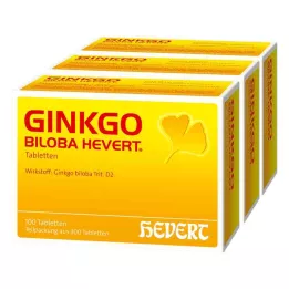 GINKGO BILOBA HEVERT Tabletten, 300 stuks