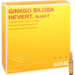 GINKGO BILOBA HEVERT Injecteerampullen, 100 stuks