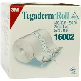 TEGADERM 3M gips 5 cmx10 m rol 16002, 1 st