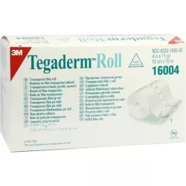 TEGADERM 3M Pleister 10 cmx10 m rol 16004, 1 st