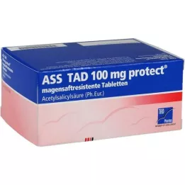 ASS TAD 100 mg beschermende filmomhulde tabletten met enterische laag, 100 st