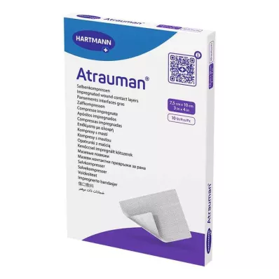 ATRAUMAN 7,5x10 cm steriele kompressen, 10 stuks ATRAUMAN 7,5x10 cm steriele kompressen, 10 stuks