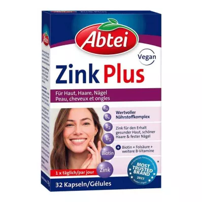 ABTEI Zink Plus Voedingsstoffen Capsules, 32 Capsules