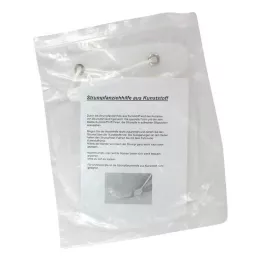 STRUMPFANZIEHHILFE Plastic met riem, 1 stuk