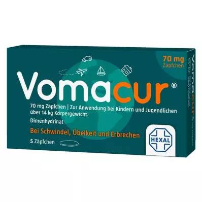 VOMACUR 70 zetpillen, 5 stuks VOMACUR 70 zetpillen, 5 stuks