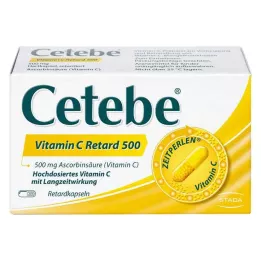 CETEBE Vitamine C slow-release capsules 500 mg, 30 st