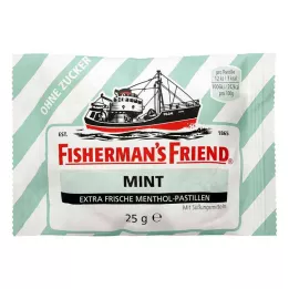 FISHERMANS FRIEND munt zonder suiker pastilles, 25 g