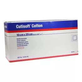 CUTISOFT Katoen Compr.10x20 cm ster.8x, 25X2 St