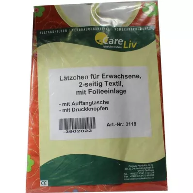 LÄTZCHEN Verlengstuk met zak, 2-zijdig tex. met fol. drukknopen, 1 st LÄTZCHEN Verlengstuk met zak, 2-zijdig tex. met fol. drukknopen, 1 st