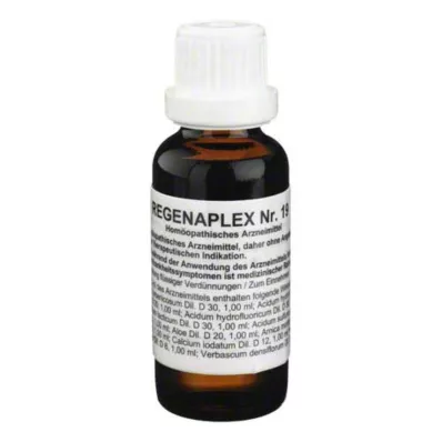 REGENAPLEX Nr.19 druppels, 30 ml REGENAPLEX Nr.19 druppels, 30 ml