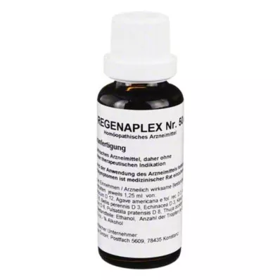 REGENAPLEX Nr.50 e druppels, 30 ml REGENAPLEX Nr.50 e druppels, 30 ml