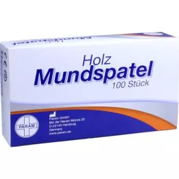 MUNDSPATEL Houten karton, 100 stuks